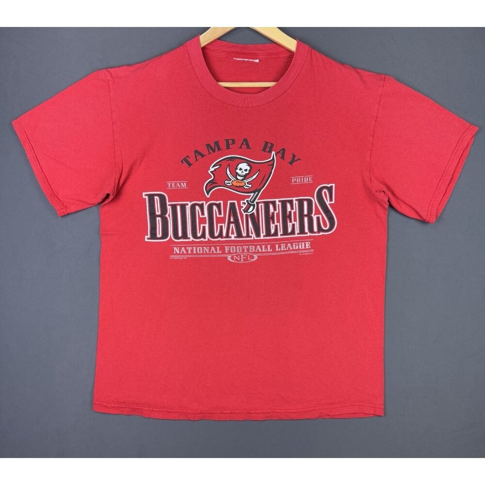 Vintage Y2K NFL Tampa Bay Buccaneers Football Red XL Shirt Team Pride